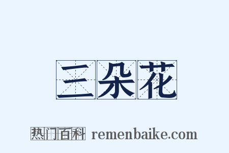 三朵花是什么意思的图片